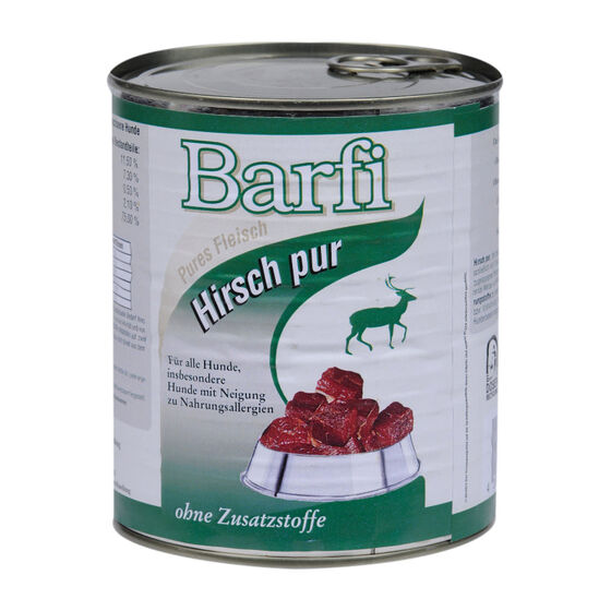 Barfi Hirsch Barffleisch in Dosen