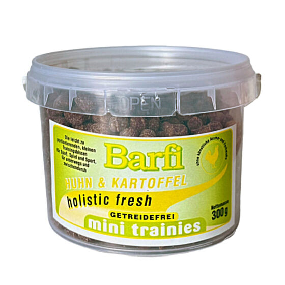 Barfi mini Trainies Huhn & Kartoffel 300 g Snack für Hunde