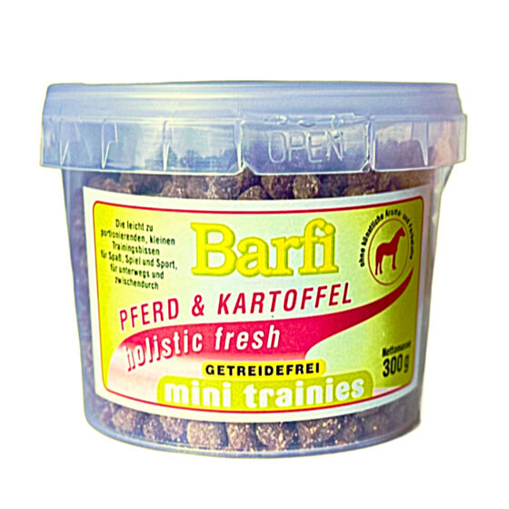 Barfi mini Trainies Pferd & Kartoffel 300 g Snack für Hunde