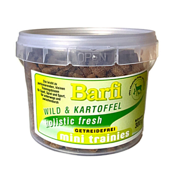Barfi mini Trainies Wild & Kartoffel 300 g Snack für Hunde