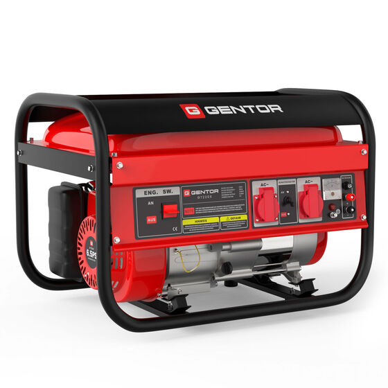 GENTOR 4-Takt Stromerzeuger GT2200 | 2200 WATT 6.5PS Generator Notstromaggregat