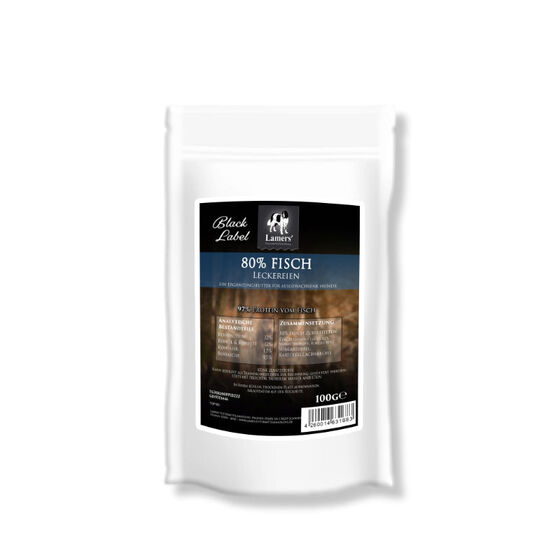 Lamers Black Label Leckereien Fisch 80 %