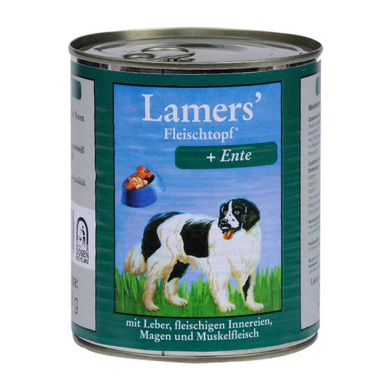 Lamers Fleischtopf Ente in Dosen Hunde-Nassfutter