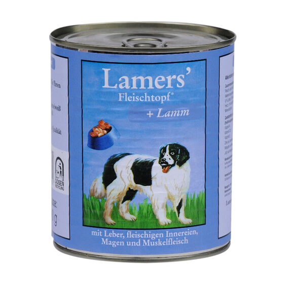 Lamers Fleischtopf Lamm in Dosen Hunde-Nassfutter