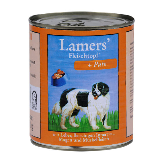 Lamers Fleischtopf Pute in Dosen Hunde-Nassfutter
