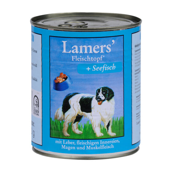 Lamers Fleischtopf Seefisch in Dosen Hunde-Nassfutter