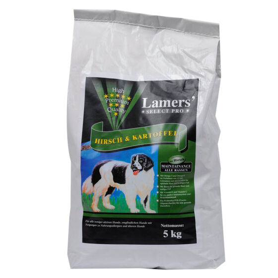 Lamers Select Pro Hirsch und Kartoffel Hunde-Trockenfutter Getreidefrei