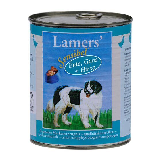 Lamers Sensibel Ente, Gans & Hirse Hunde-Nassfutter