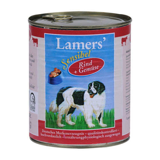 Lamers Sensibel Rind & Gemüse Hunde-Nassfutter