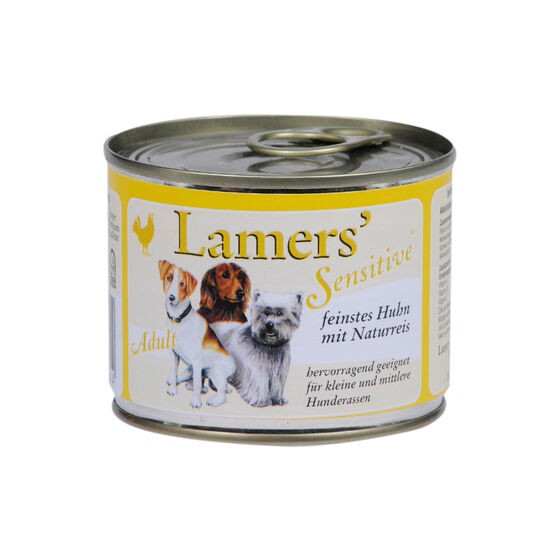 Lamers Sensitive Huhn mit Naturreis Hunde-Nassfutter
