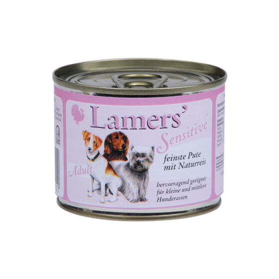 Lamers Sensitive Pute mit Naturreis Hunde-Nassfutter